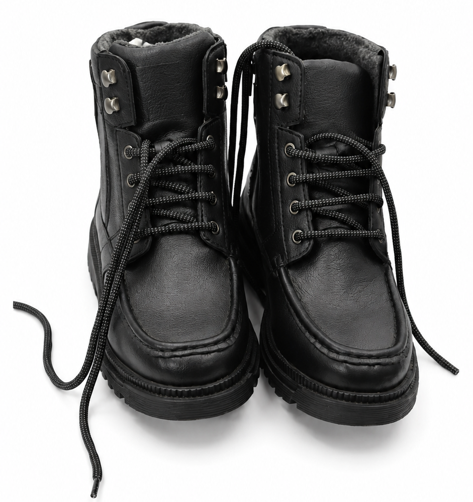 Black Snow Boots
